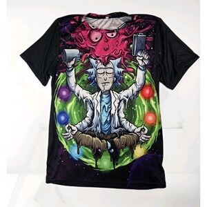 Rick and Morty Shirt Front and back Graphic XL